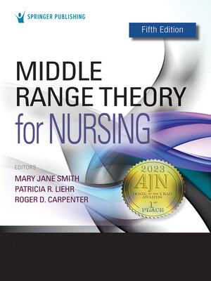 cover image of Middle Range Theory for Nursing